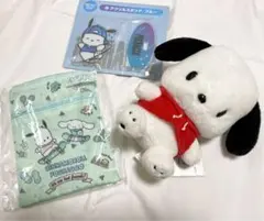 【まとめ売り・プレゼント包装】サンリオ　ポチャッコ　ぬいぐるみ　当たりくじ