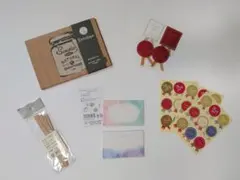 ラッピング・ギフト まとめ売り シール 封筒 thank you カード