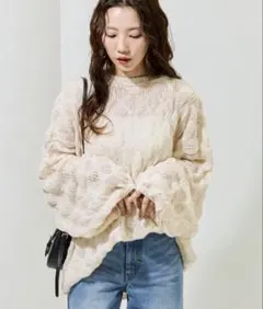 【新品タグ付】FREAK'S STORE ポコポコニット プルオーバー