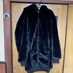 ZARA フェイクファーコート　オーバーサイズ　メンズ