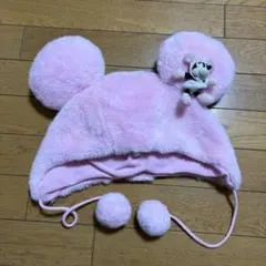 【お値下げ中】　ミニー　ピンク　ファンキャップ　ピンクラメ