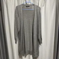 INGNI グレー 長袖 ロングカーディガン スリット入り