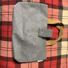 TULLY'S COFFEE グレー コーデュロイトートバッグ