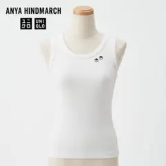 ANYA HINDMARCH × UNIQLO リブタンクトップ 目玉刺繍 Mのサムネイル