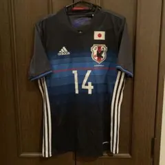 2016/17 adidas サッカー日本代表ユニフォーム 14番 武藤嘉紀 - メルカリ