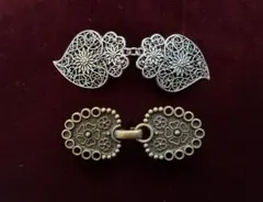 ストール マフラー カーディガンクリップ2点セット R-1