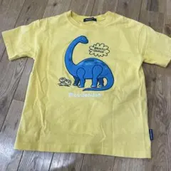 moujonjon ブロントサウルス Tシャツ イエロー 110cmのサムネイル