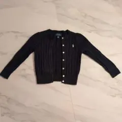 Polo Ralph Lauren ネイビー 女の子用カーディガン サイズ5