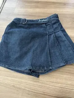 Jessylogan ダークデニム スカート風ショートパンツ 150サイズ