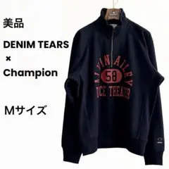 DENIM TEARS　Champion　リバースウィーブ　スウェット　紺　M