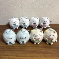 すみっコぐらし しろくまのふるさと みにっコといっしょ マスコット　8点セット