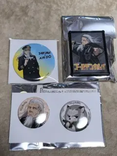 AIRDO ゴールデンカムイ　土方歳三 バッジ オマケ付き