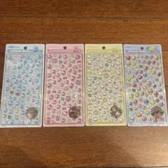 【正規品】しずくちゃんボンボンドロップシールミニ 4枚セット