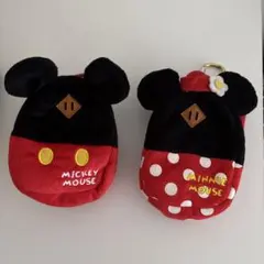 ミッキー&ミニー ポシェット2点セット