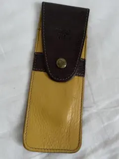 IL BISONTE イルビゾンテ レザー ペンケース 中古美品