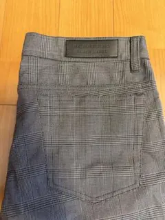 バーバリーブラックレーベル　パンツ　チェック柄　グレー系　レア