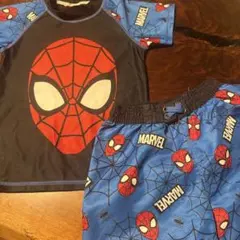 子供水着上下110 スパイダーマン