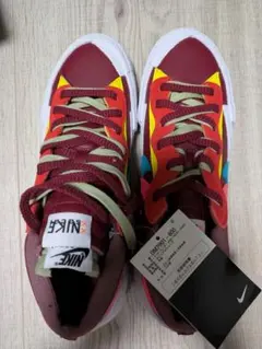 KAWS × sacai × Nike Blazer Low Team Red