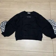 ユニカ　ギンガムフリル　トレーナー