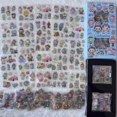【Labubu】フラットステッカー50枚 約300枚以上まとめ売り