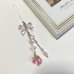 ビーズキーホルダー スマホストラップ ストラップ キーホルダー チャーム