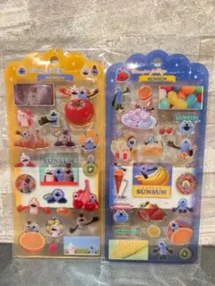 パペットスンスン ドロップジェリーシール 2種セット SUNSUN ノンノン