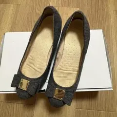 訳あり コールハーン ウエッジソール パンプス　22.5~23cm