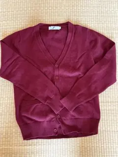 スクールカーディガン 赤