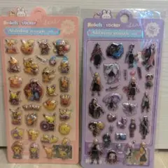 ぷくぷくシール 2枚セット