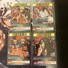 vジャンプ ナルト疾風伝　ナルティメットクロス　ナルトカード　4枚セット vジャンプ ナルト疾風伝 ナルティメットクロス ナルトカード 4枚セット