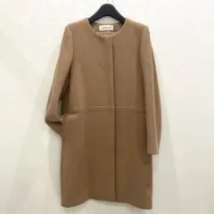 ノーカラーコート ピーコート