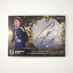 EPOCH2025-26 サッカー日本代表 小川航基 直筆サインカード