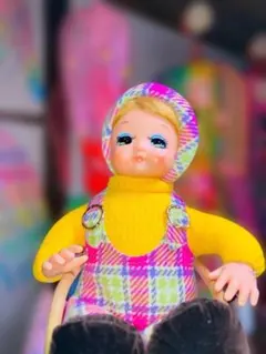 当時物 お座り人形 可愛い 人形 ハグドール 昭和レトロ ぬいぐるみ 昭和ロマン