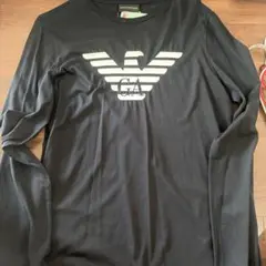美品　EMPORIO ARMANI 長袖カットソー ブラックのサムネイル