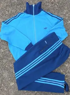 70s〜80s adidas【アディダス】トラックジャケット 3号　デサント製
