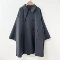 美品✨ユナイテッドアローズ　BYリバーポンチョコート　ダークグレー　M