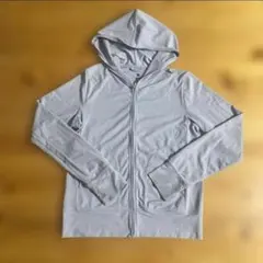 週末お値下げUNIQLO フルジップパーカー 140サイズ ライトグレー