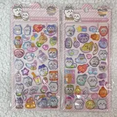 ボンボンドロップ 立体シール 2シートセット ちいかわ