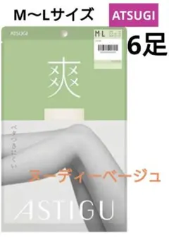 アツギ★爽　ストッキング M~Lサイズ 6足セット【新品】