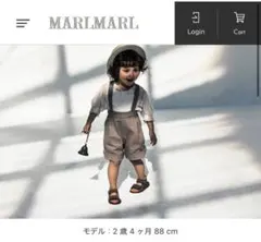 マールマール　サロペット パンツ　ベビー