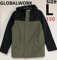 GLOBAL WORK マウンテンパーカー Lサイズ　150cm 撥水加工