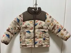 恐竜柄中綿ダウンジャケット 100サイズ
