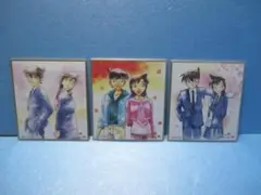 色紙アート◎名探偵コナン　新一＆蘭◎トレーディングミニ立色紙◎