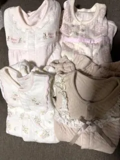 コットンツーウェイ・ドレスオール 50-60cm まとめ売り