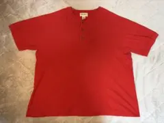 【極美品】Eddie Bauer ワッフルヘンリーネックT