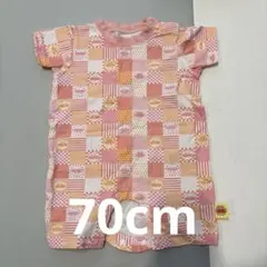 アンパンマンチェック柄ロンパース 70cm以下