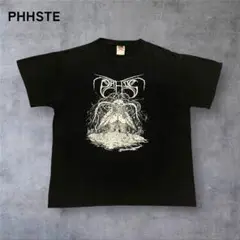 【309】PHHSTE半袖クルーネックT黒ブラックBlackLビッグサイズ