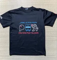 【即購入可】JUICの仏語卓球ユニフォーム黒JTTA付き