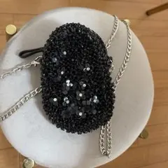 ビーズ ショルダーバッグ アンテプリマ ブラック 黒