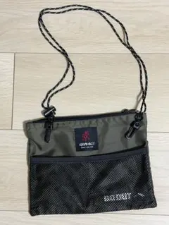Gramicci サコッシュ オリーブ メッシュポケットのサムネイル
